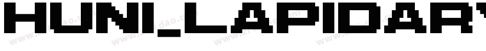 Huni_Lapidary 721 B字体转换